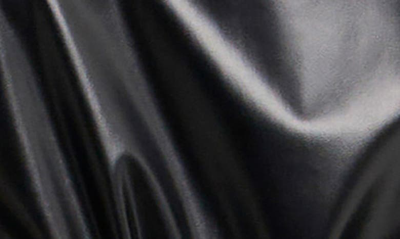 English Factory Faux Leather Top In Black