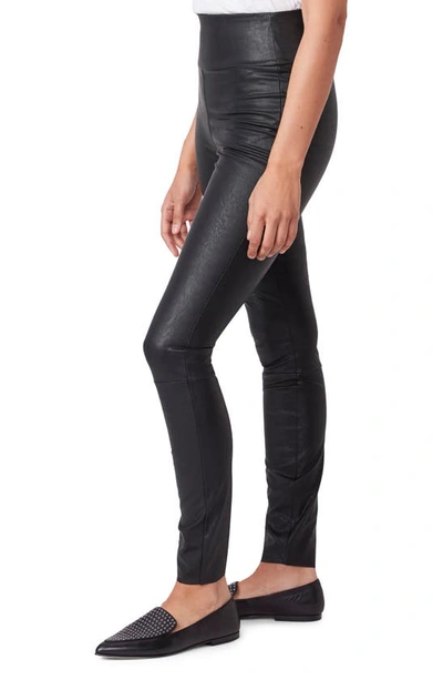 Shop Paige Sheena High Waist Faux Leather Leggings In Black