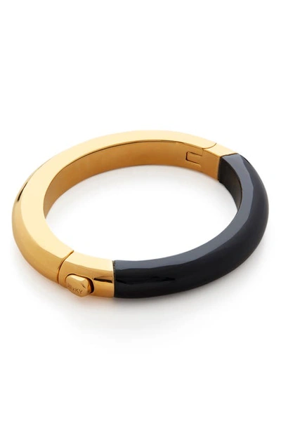 Shop Monica Vinader X Kate Young Gemstone Bangle In 18ct Gold Vermeil On Sterling