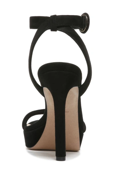 Shop Veronica Beard Darcelle Ankle Strap Stiletto Sandal In Black