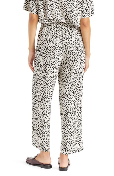 Brixton Cheetah Print Crop Pants In Beige