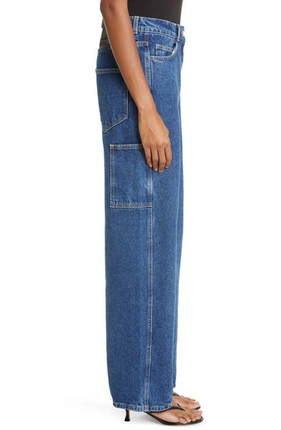 Shop Saks Potts Salma Straight Leg Jeans In Indigo Blue