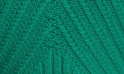 Zimmermann Celestial Cable Stitch Turtleneck Cashmere Blend Sweater In Forest
