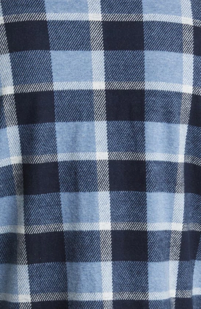 7 Diamonds Generation Stretch Plaid Button-up Shirt In Light Blue