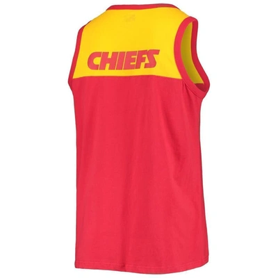 Shop Starter Red/gold Kansas City Chiefs Team Touchdown Fashion Tank Top