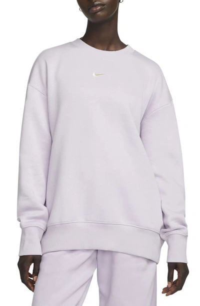 Shop Nike Sportswear Phoenix Sweatshirt In Doll/ Sail