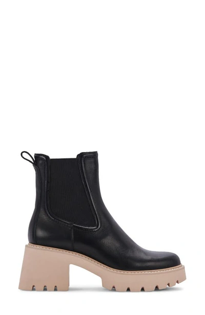 Shop Dolce Vita Hawk H2o Waterproof Chelsea Boot In Black Leather H2o