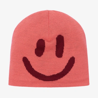 Shop Molo Girls Coral Pink Wool Hat