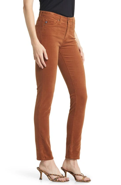 Shop Ag 'prima' Corduroy Skinny Pants In Canyon Rock