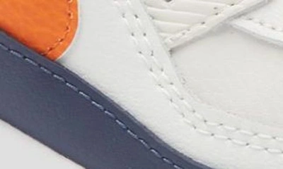 Shop Nike Kids' Air Max 90 Sneaker In White/ Orange/ Navy