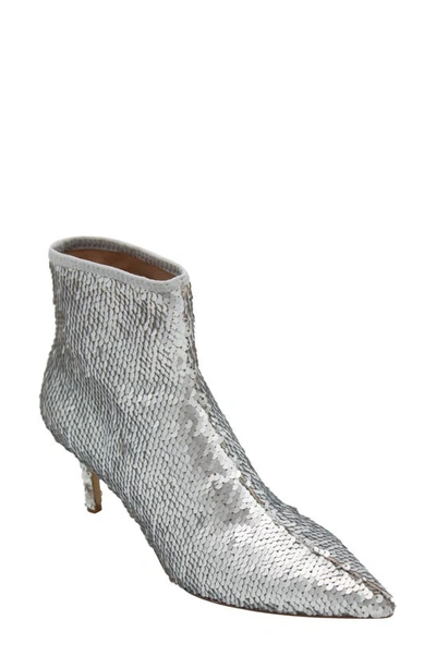 Shop Charles By Charles David Amstel Pointed Toe Bootie In Silvereq