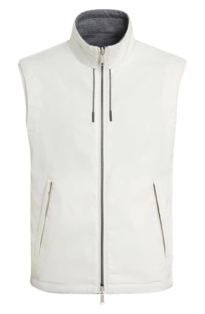 Shop Zegna Zephyr Reversible Vest In White