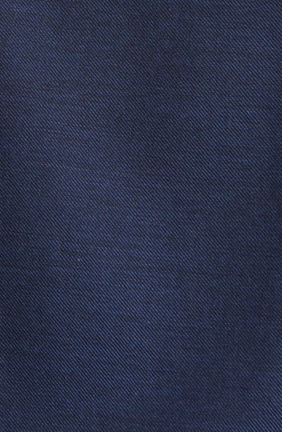 Zegna Button-down Collar Brushed Cotton-twill Shirt In Blue