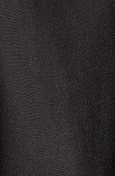 Zegna Cashco Spread-collar Cotton-blend Twill Shirt In Black