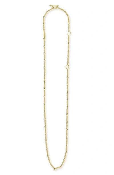 Shop Lagos Signature Caviar Station Necklace In Gold