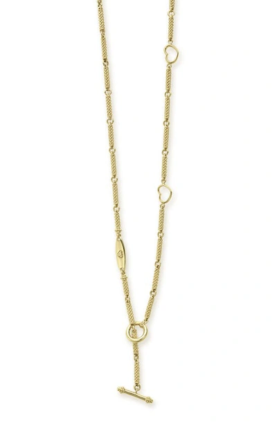 Shop Lagos Signature Caviar Station Necklace In Gold