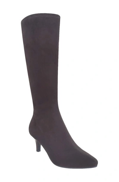 Shop Impo Noland Stretch Tall Dress Boot In Earth Brown