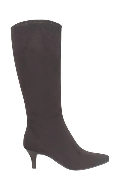 Shop Impo Noland Stretch Tall Dress Boot In Earth Brown