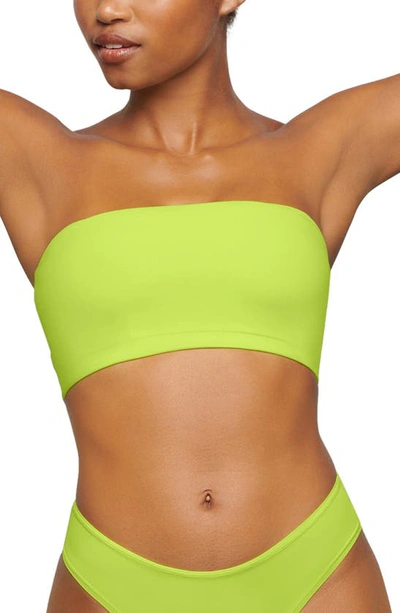 Shop Skims Fits Everybody Bandeau In Lime