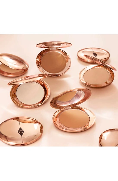 Charlotte Tilbury Airbrush Flawless Finish Setting Powder 4 Deep 0.28 oz / 8 G In 4 Deep Refillable