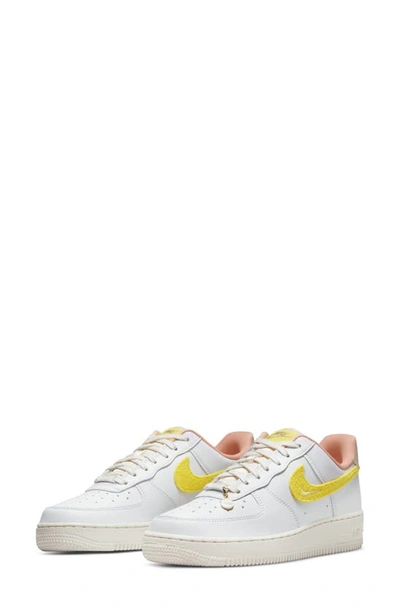 Shop Nike Air Force 1 '07 Lx Sneaker In White/ Yellow/ Phantom