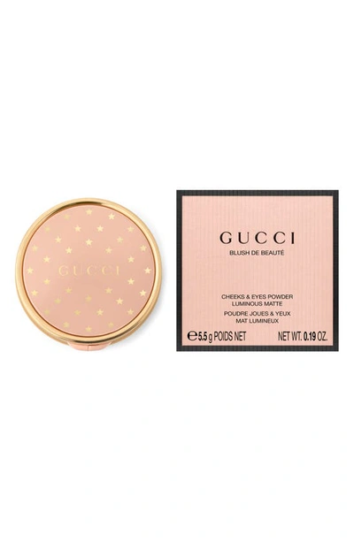 Shop Gucci Luminous Matte Beauty Blush In 1 Fresh Rose