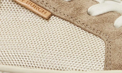 Shop Tory Burch Ladybug Sneaker In Cream / Brown / Avola