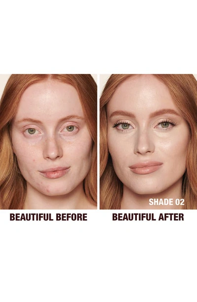 Charlotte Tilbury Beautiful Skin Medium To Full Coverage Radiant Concealer With Hyaluronic Acid 2 0.25 oz / 7.2 G