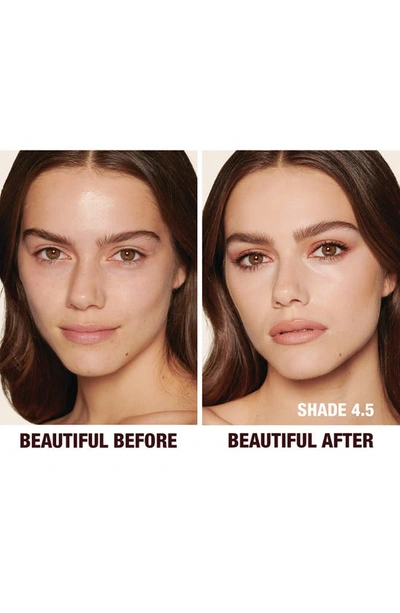 Charlotte Tilbury Beautiful Skin Medium To Full Coverage Radiant Concealer With Hyaluronic Acid 4.5 0.25 oz / 7.2 G