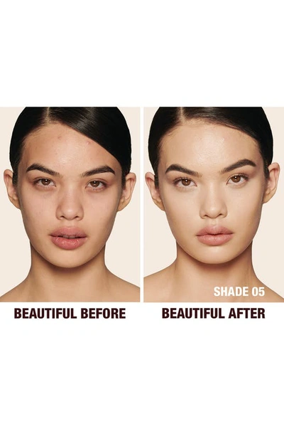 Charlotte Tilbury Beautiful Skin Medium To Full Coverage Radiant Concealer With Hyaluronic Acid 5 0.25 oz / 7.2 G