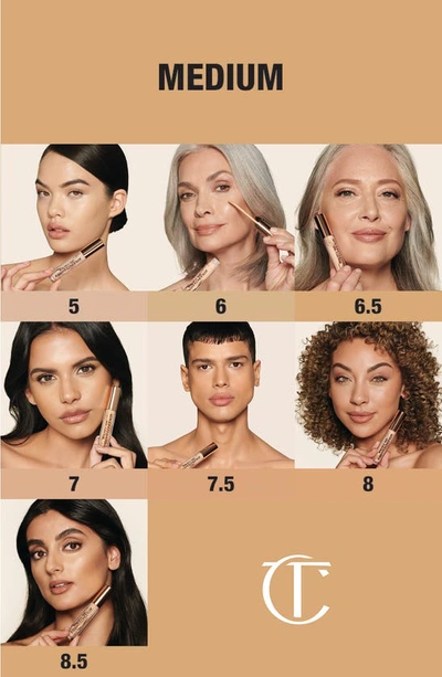Charlotte Tilbury Beautiful Skin Medium To Full Coverage Radiant Concealer With Hyaluronic Acid 8.5 0.25 oz / 7.2 G