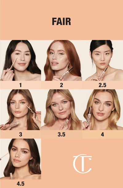 Charlotte Tilbury Beautiful Skin Medium To Full Coverage Radiant Concealer With Hyaluronic Acid 4 0.25 oz / 7.2 G