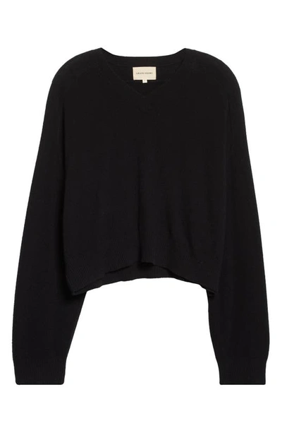 Shop Loulou Studio Emsalo V-neck Cashmere Sweater In Black