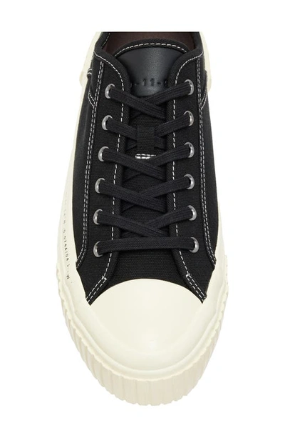 Shop Allsaints Jack Script Low Top Sneaker In Black