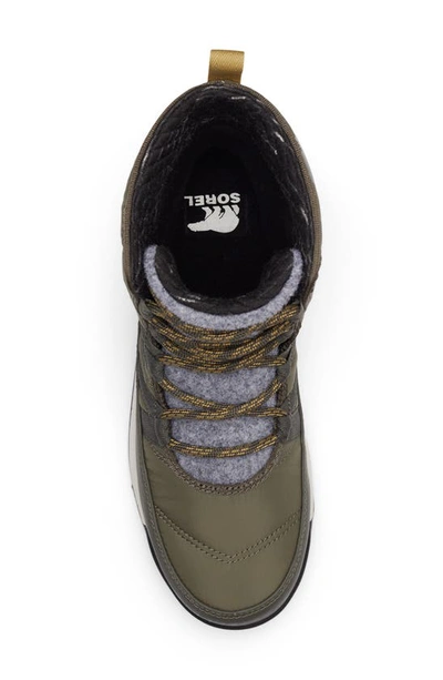 Shop Sorel Whitney™ Ii Waterproof Winter Boot In Stone Green, Black