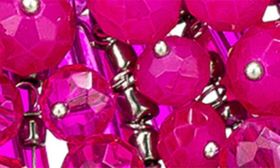 Eye Candy Los Angeles Hazel Hot Pink Collar Necklace In Pink