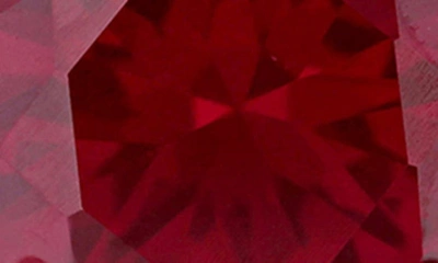 Delmar Lab-created Ruby Stud Earrings In Red