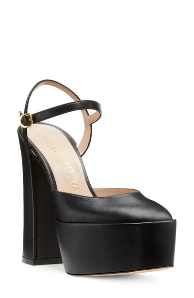 Shop Stuart Weitzman Skyhigh 145 Platform Pump In Black