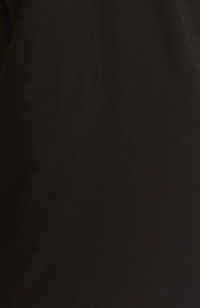 Shop Halogen V-neck Dolman Sleeve T-shirt Dress In Black