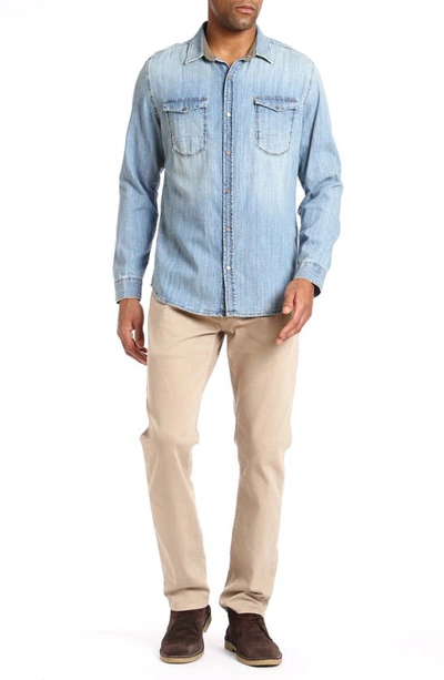 Mavi Jeans Rio Denim Shirt In Light Camo Vintage