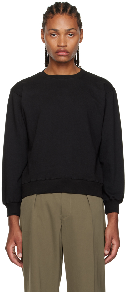 Shop 3man Black Rugby Sweatshirt