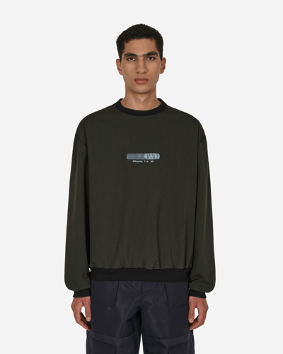 Shop Affxwrks Spirit Crewneck Sweatshirt Grey In Brown