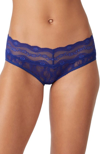 Shop B.tempt'd By Wacoal Kiss Lace Hipster In Beacon Blue