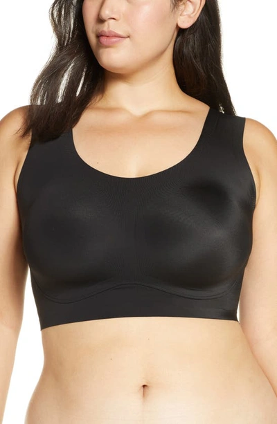 True & Co. True & Co . True Body Lift + Scoop Neck Wireless Bra In Black