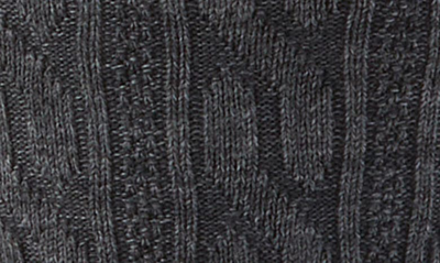 Smartwool Cable Knit Crew Socks In Medium Gray