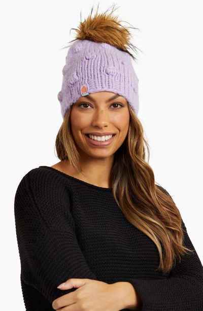 Shop Sht That I Knit Sh*t That I Knit The Campbell Merino Wool Beanie In Lavender