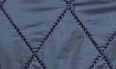 Shop Barbour Wray Fleece Lined Nylon Vest In Navy