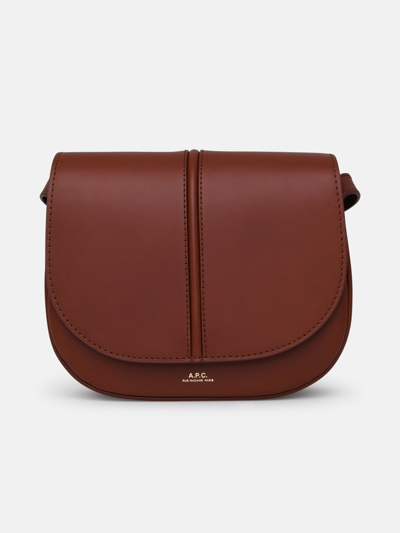 Shop Apc Brown Leather Betty Bag