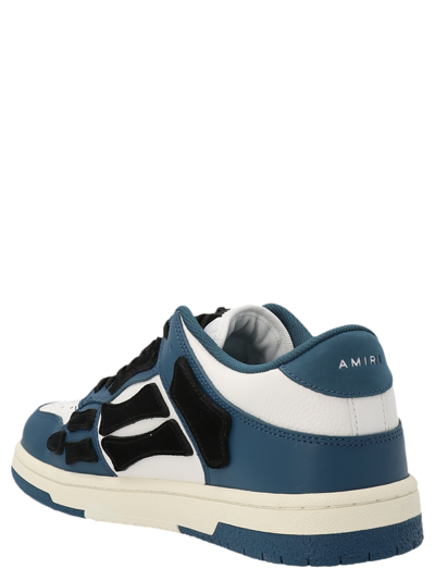 Shop Amiri Skel Top Low Sneakers In Multicolor