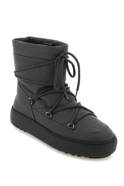 Shop Moon Boot Mtrack Tube Boots In Grey